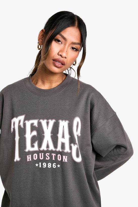 Texas Houston Oversized Sweatshirt