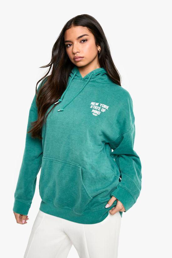 Overdye NY State Of Mind Oversized Hoodie