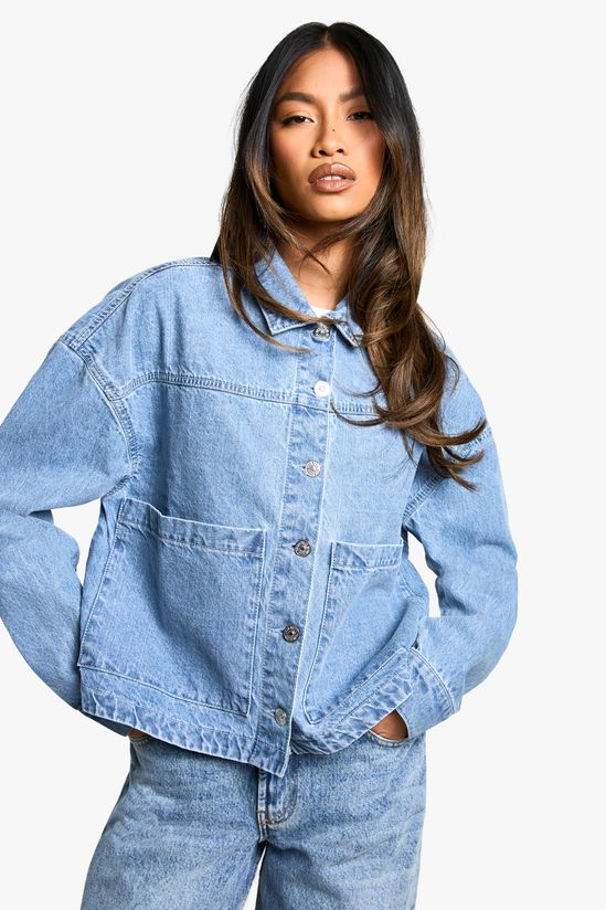 Denim Pocket Detail Jacket