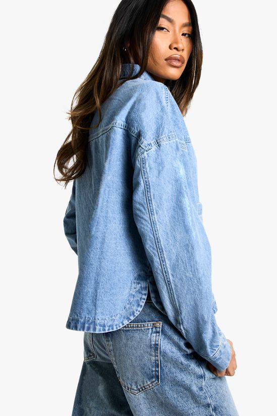 Denim Pocket Detail Jacket