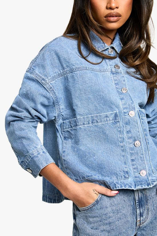 Denim Pocket Detail Jacket