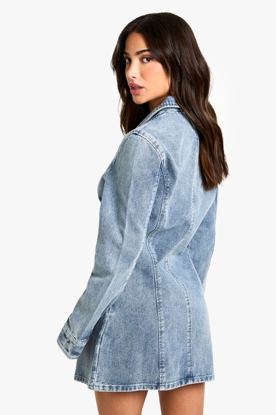 Petite Lace Up Mini Shift Dress