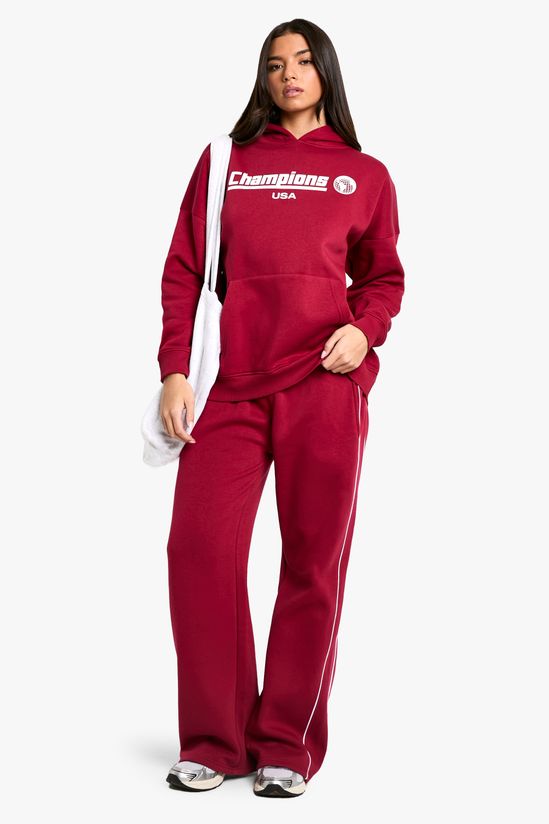 Champions USA Slogan Oversized Hoodie