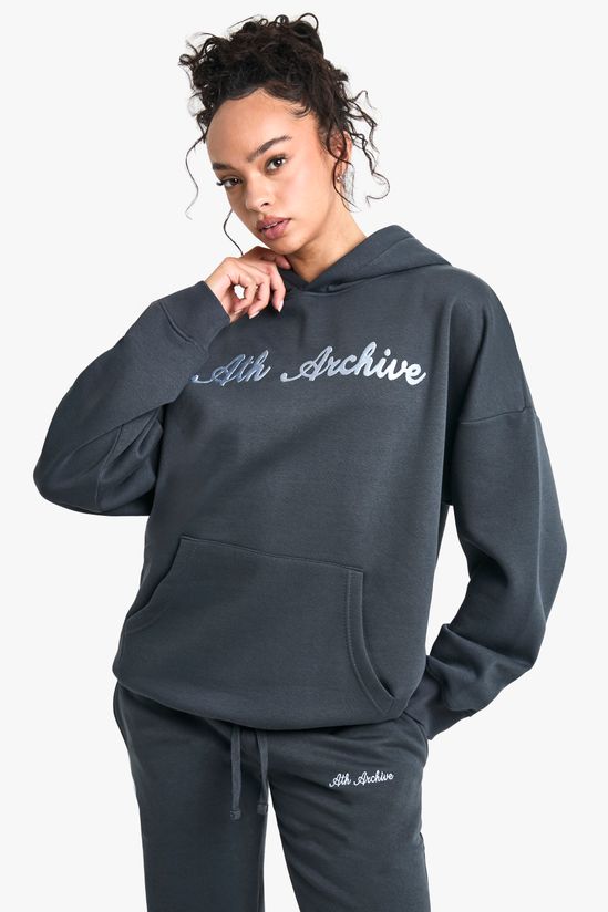Ath Archive Embroidered Oversized Hoodie