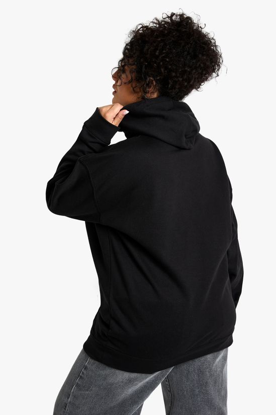 boohoo Plus Bow Cherry Oversized Hoodie
