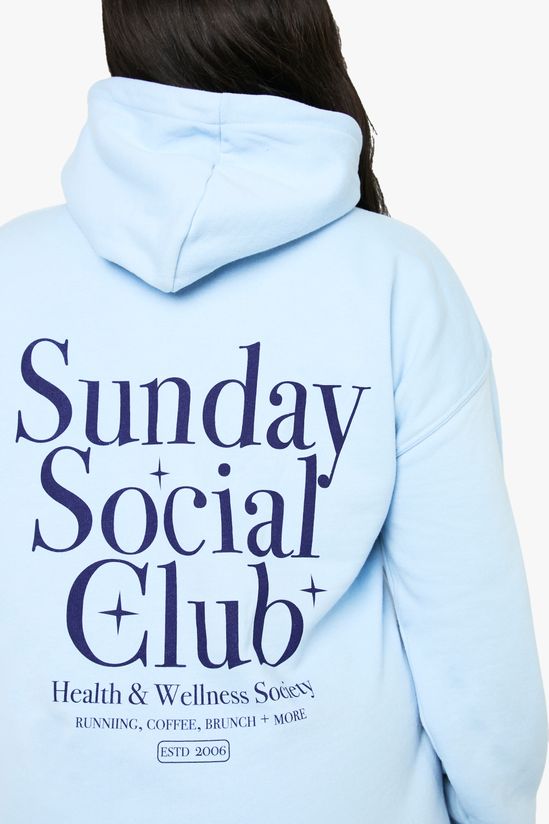 Plus Sunday Social Club Oversized Hoodie