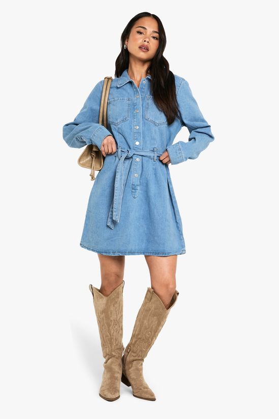 Denim Shirt Dress
