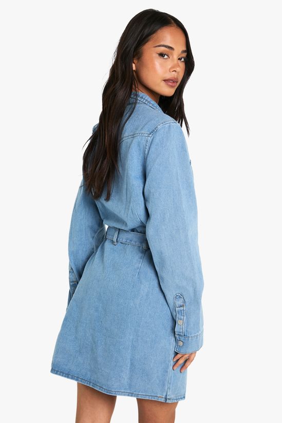 Denim Shirt Dress