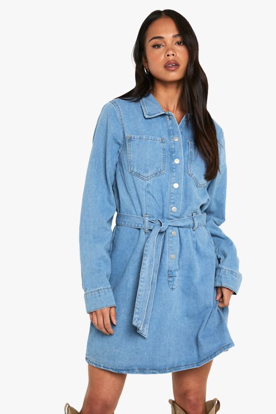 Denim Shirt Dress
