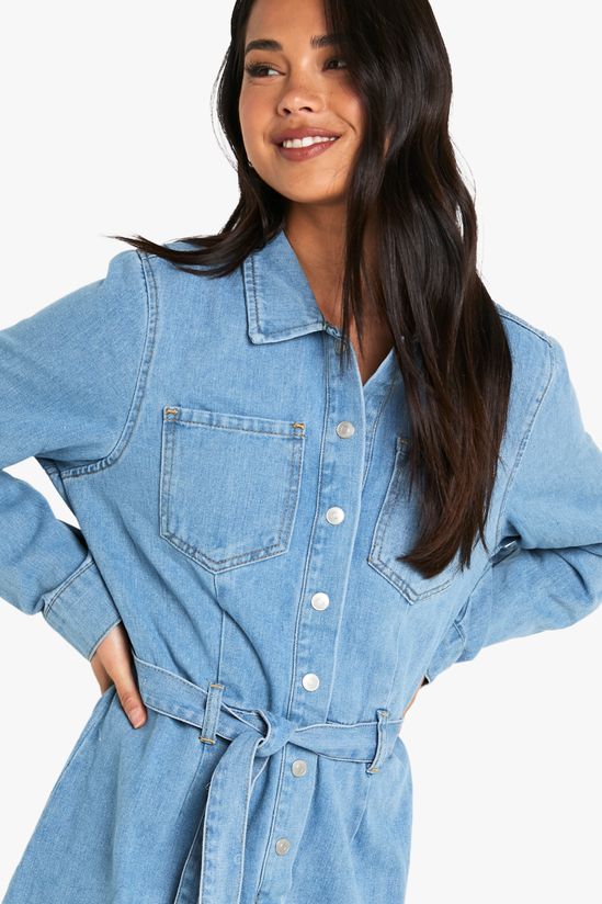 Denim Shirt Dress