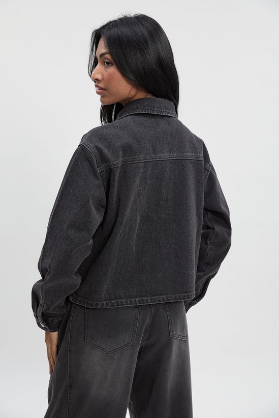 Collared Denim Jacket