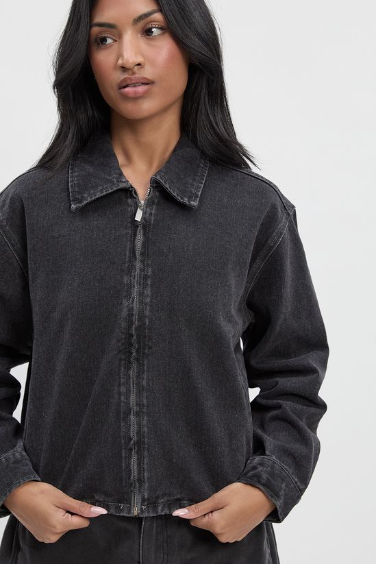 Collared Denim Jacket