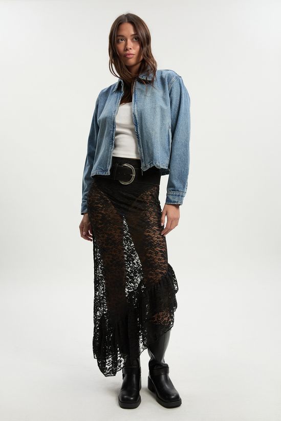 Collared Denim Jacket