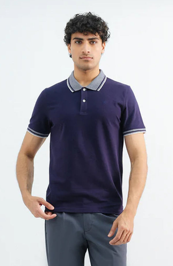 Stretch Polo Shirt - Purple