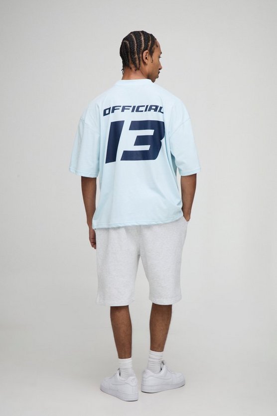 Oversized Boxy Official T-Shirt with Extended Neck