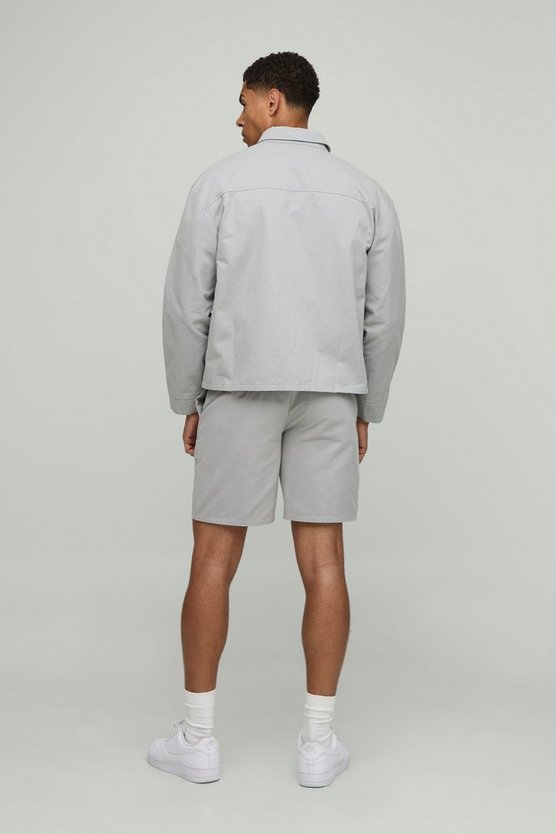 Relaxed Canvas Cargo Short