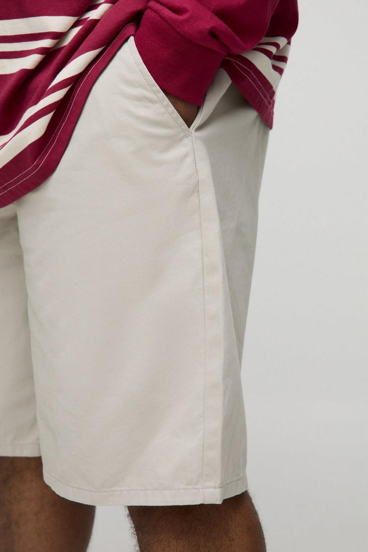 Plus Relaxed Fit Chino Shorts