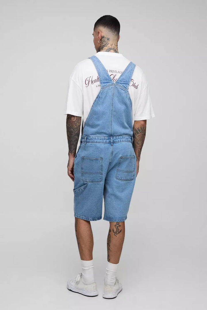 Tall Relaxed Fit Carpenter Short Dungarees