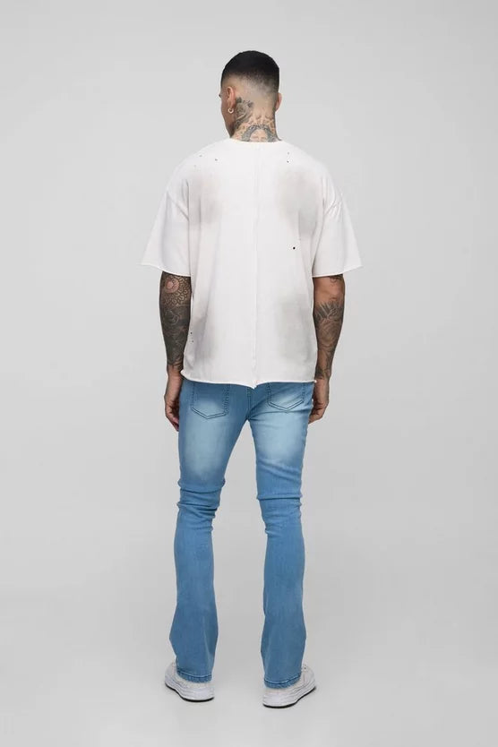 Tall Stretch Skinny Flared Jeans