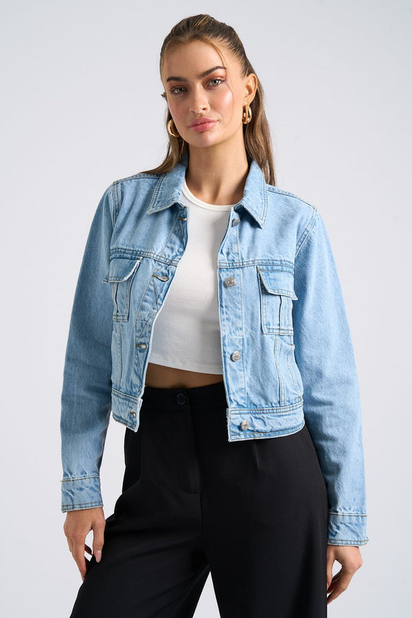 Urban Bliss Cargo Denim Jacket