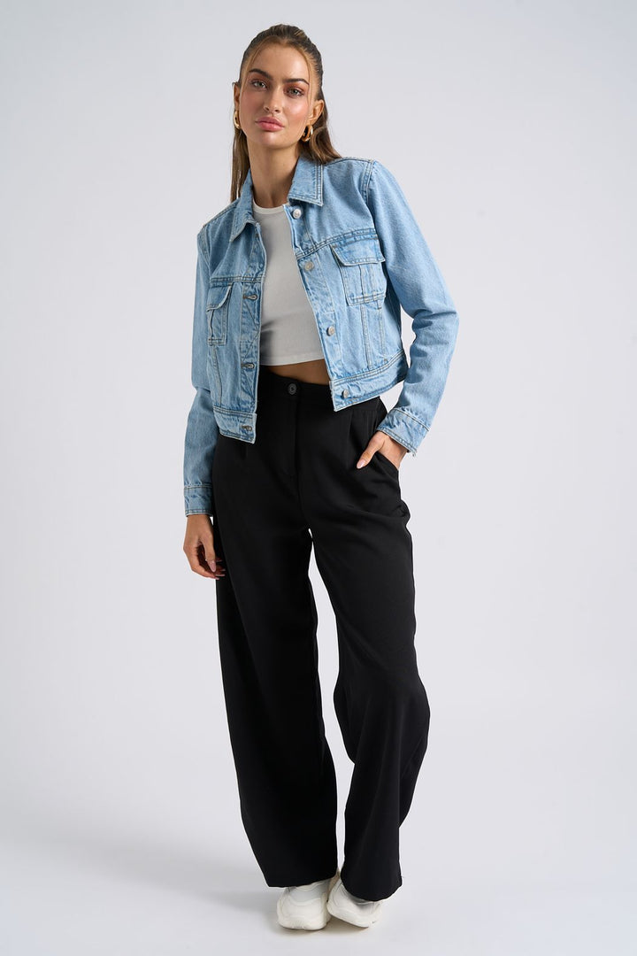 Urban Bliss Cargo Denim Jacket