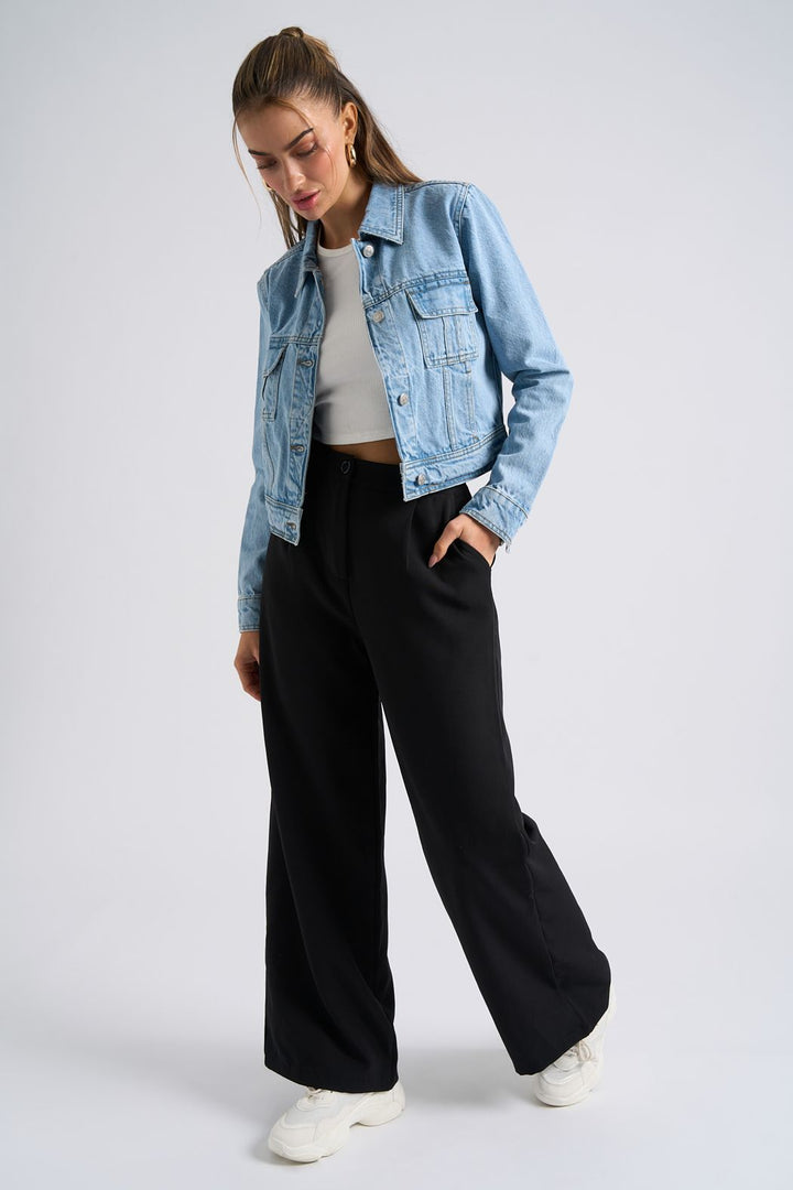 Urban Bliss Cargo Denim Jacket