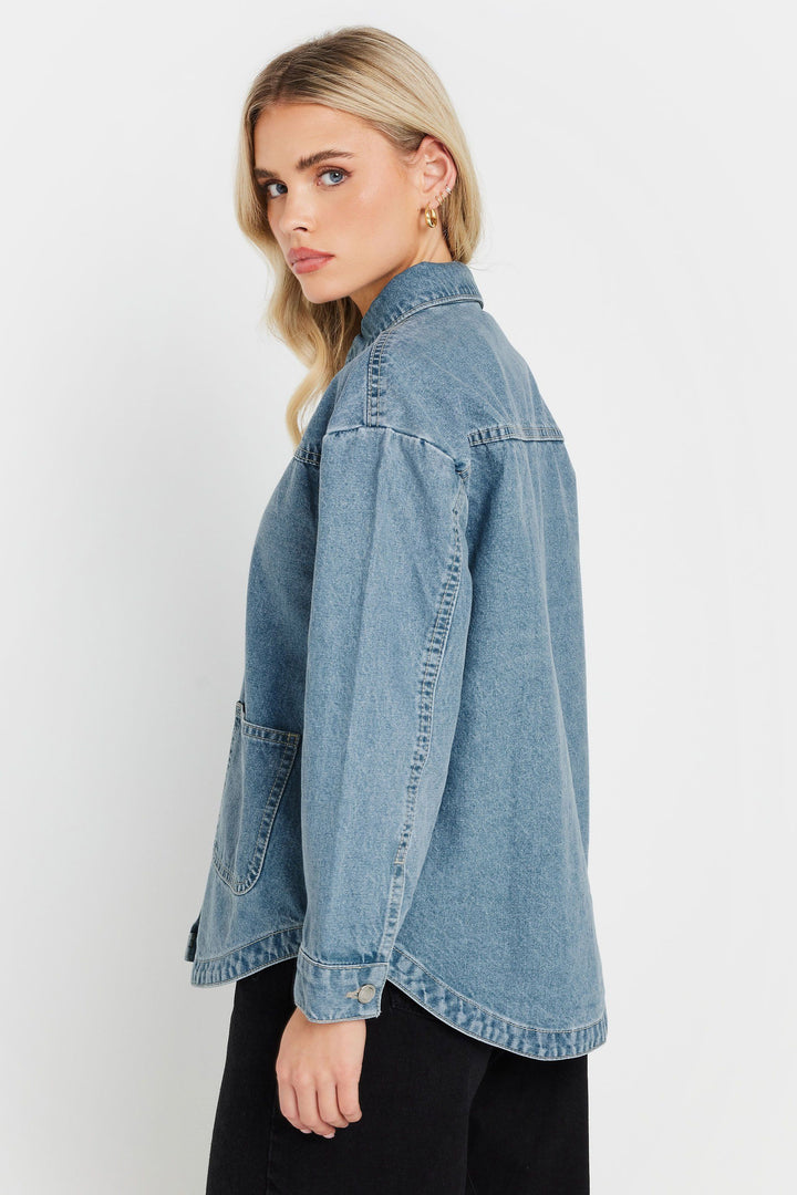 PixieGirl Petite Denim Shacket