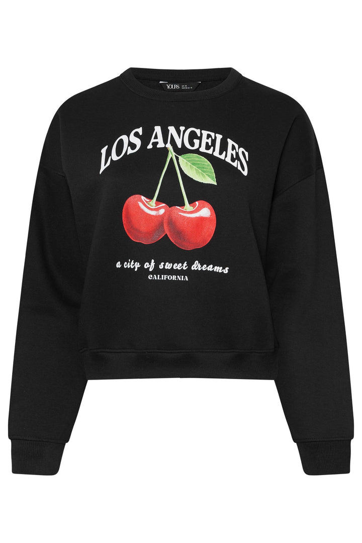 'Los Angeles' Cherry Print Sweatshirt