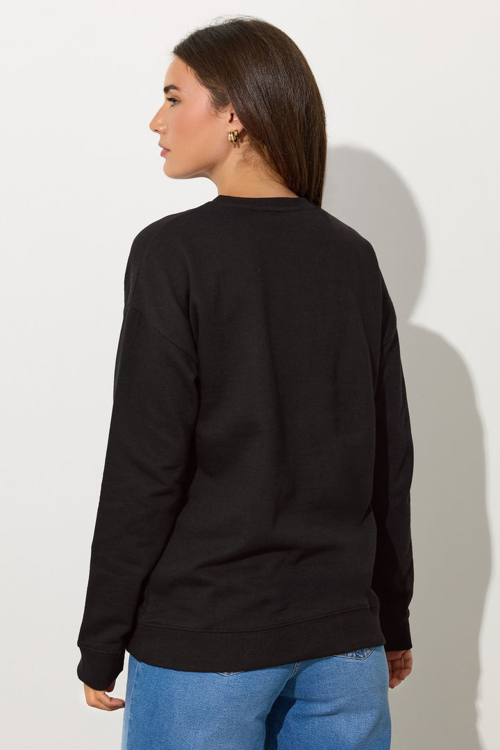 Long Tall Sally Tall 'Apres Ski' Slogan Sweatshirt