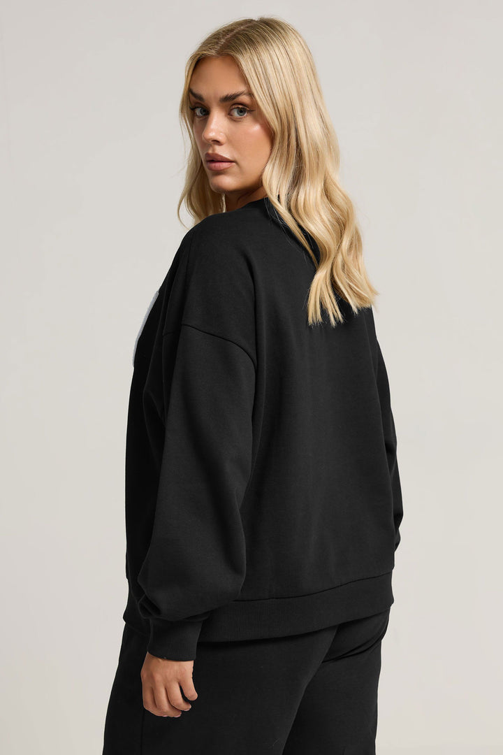 Yours 'Off Duty' Slogan Sweatshirt