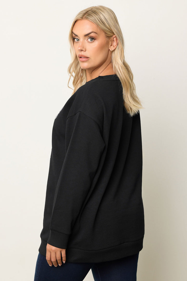 Yours 'Botanical' Floral Sweatshirt
