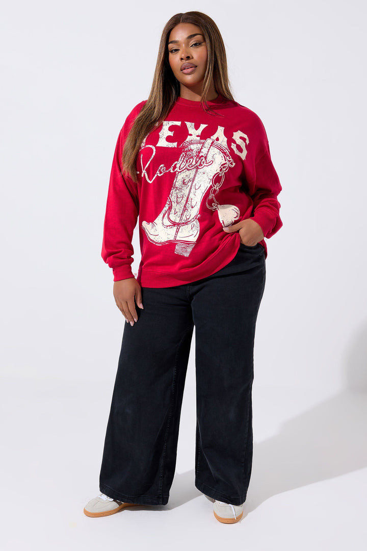 Yours Texas Graphic Sweatshirt