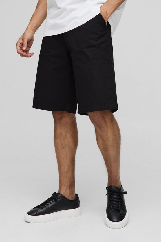 Bermuda Canvas Cargo Shorts