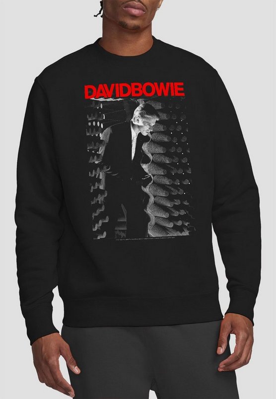 David Bowie Station To Station Crew Sweatshirt, Black