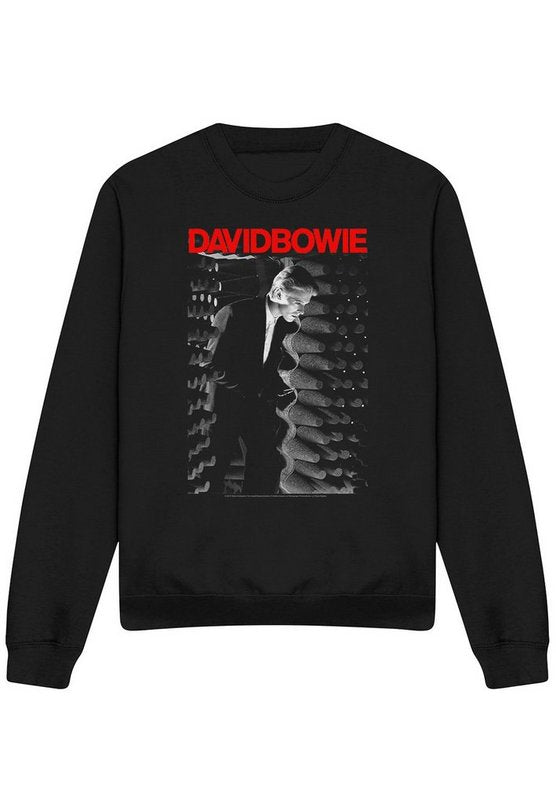 David Bowie Station To Station Crew Sweatshirt, Black