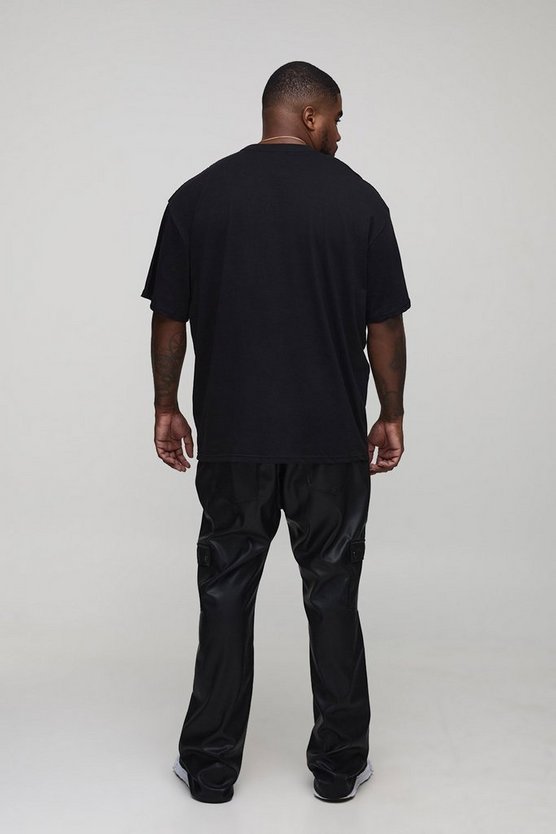 Plus Oversized Detroit Doberman Print T-Shirt