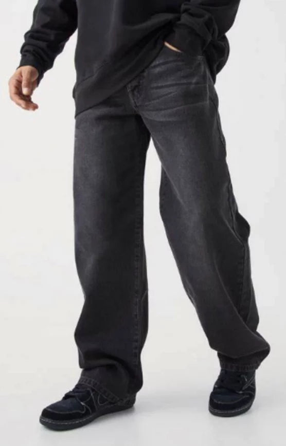 Baggy Rigid Washed Jeans