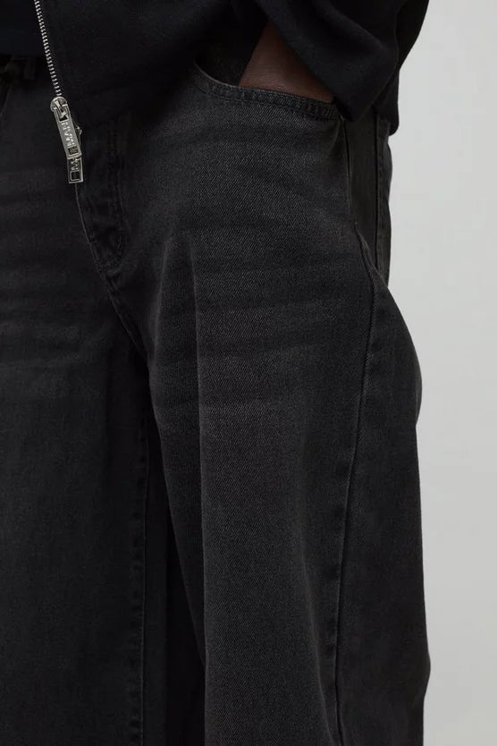 Baggy Rigid Washed Jeans