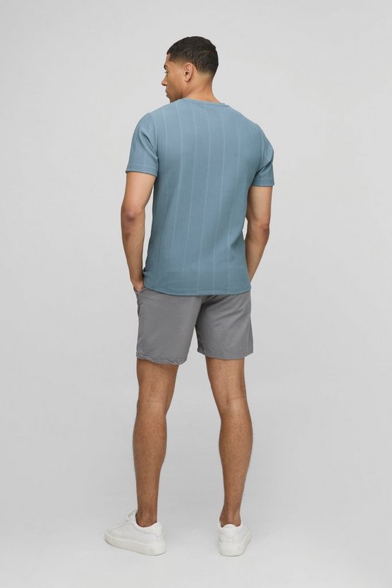 Relaxed Fit Chino Shorts in Grey