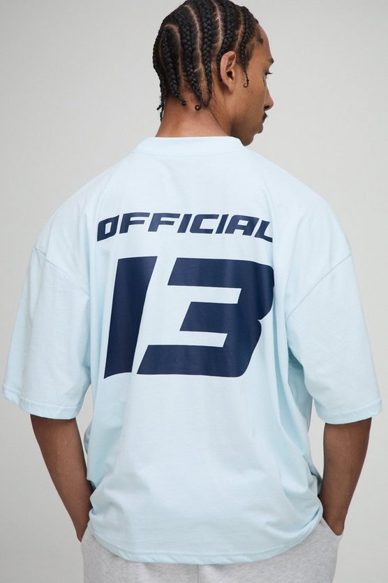Oversized Boxy Official T-Shirt with Extended Neck