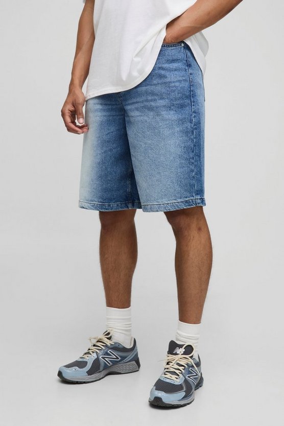 Regular Fit Ombre Washed Jorts