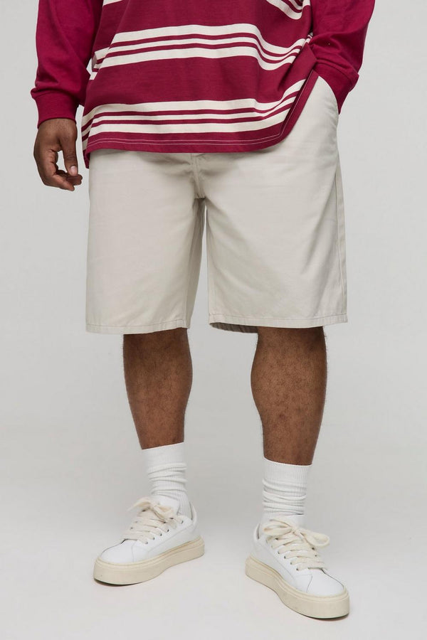 Plus Relaxed Fit Chino Shorts