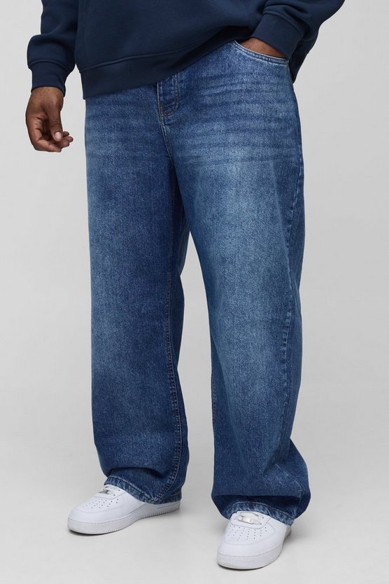 Plus Relaxed Rigid Jeans