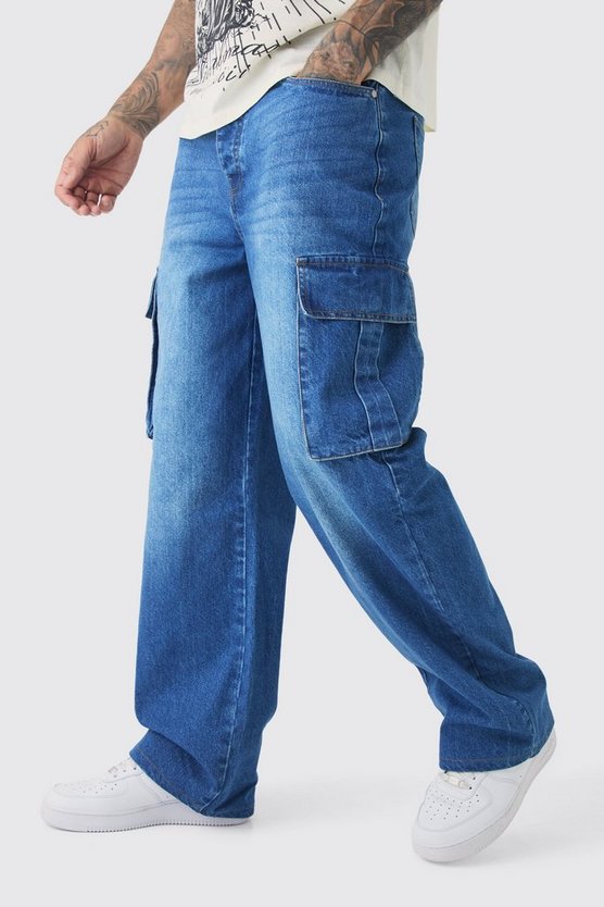 Tall Relaxed Rigid Cargo Jeans
