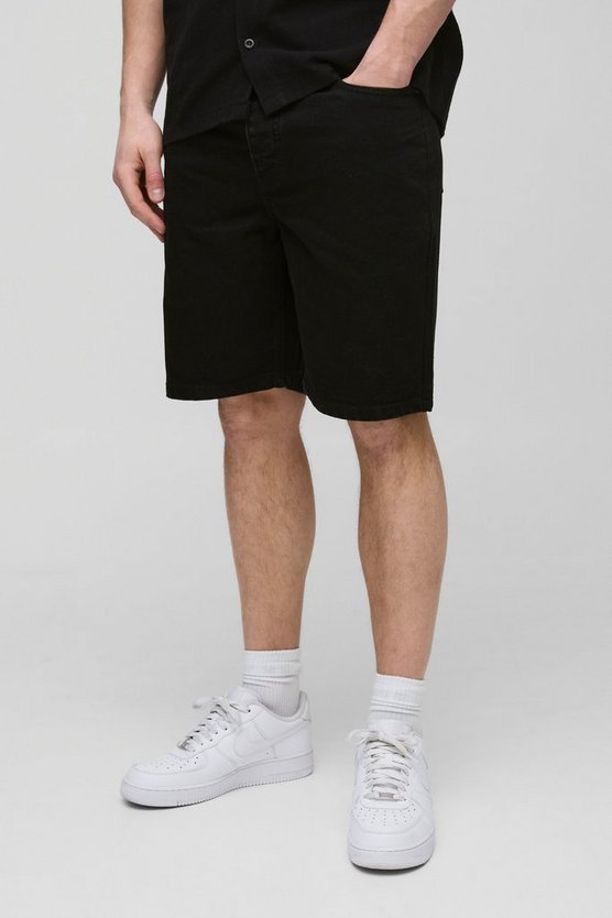 Tall Slim Rigid Denim Shorts