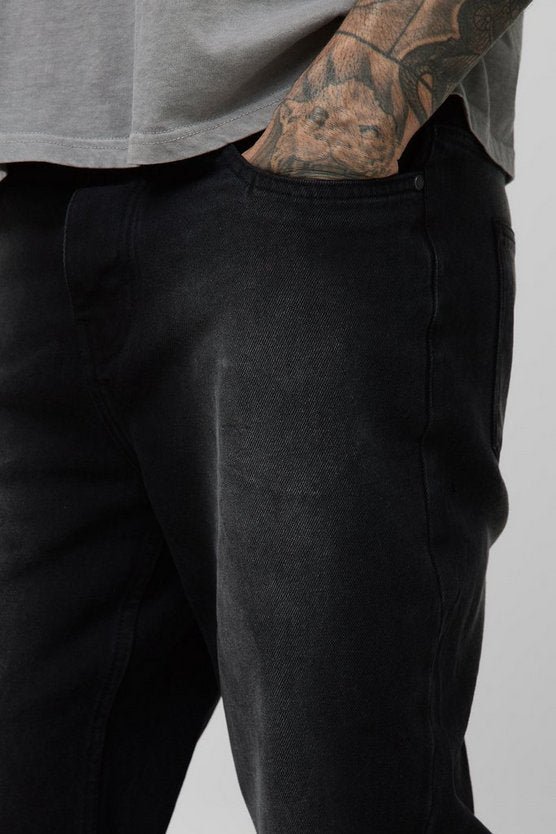 Tall Cargo Hem Relaxed Flare Jeans
