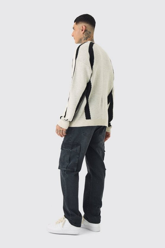 Tall Straight Rigid Cargo Jeans