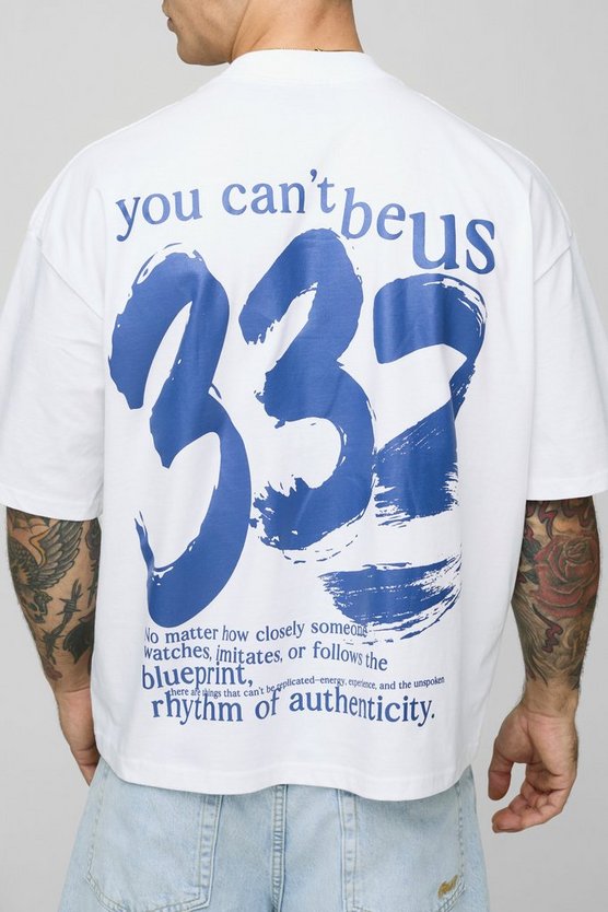 Oversized Boxy Extended Neck Ascended Masters T-Shirt
