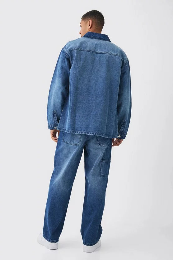 Rigid Baggy Carpenter Dyed Jeans