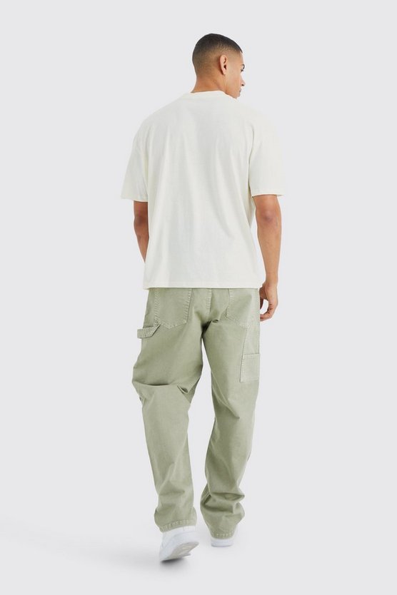 Relaxed Overdye Carpenter Trouser